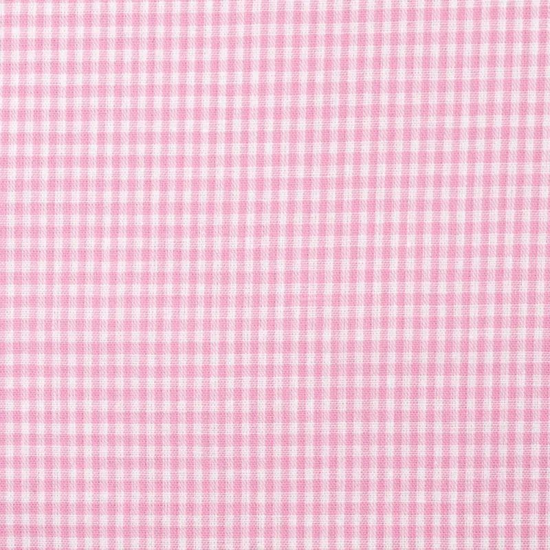 Baumwollstoff Vichykaro 0,2 cm rosa Preis Gesenkt