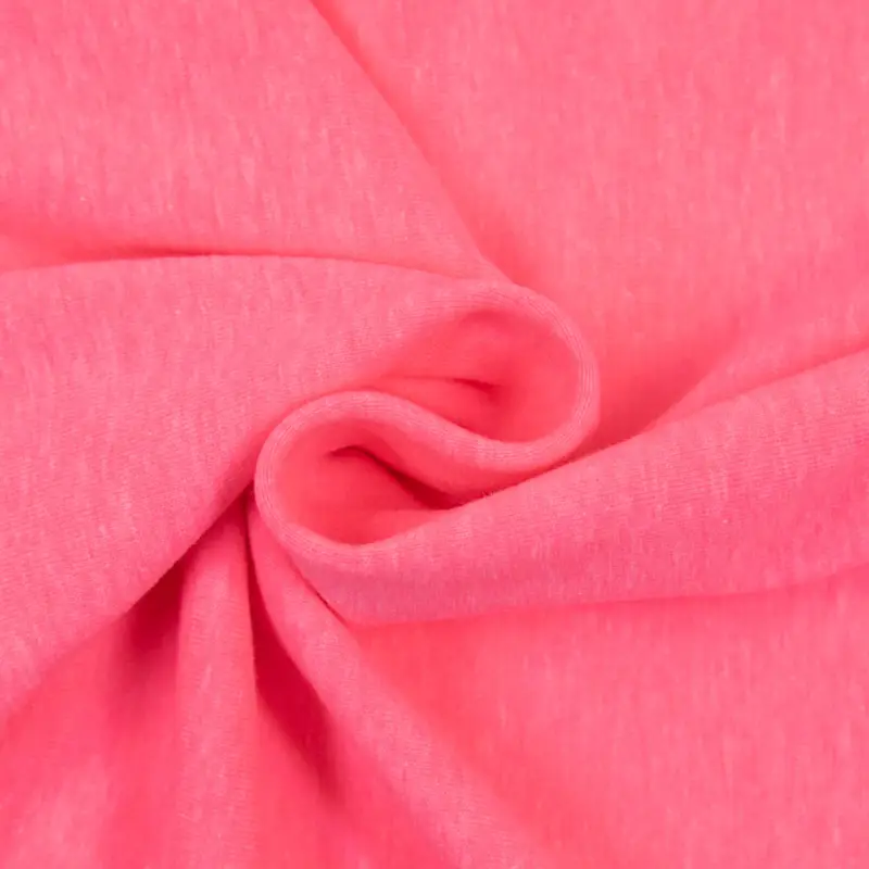 Baumwolljersey uni neonpink Super-Preis