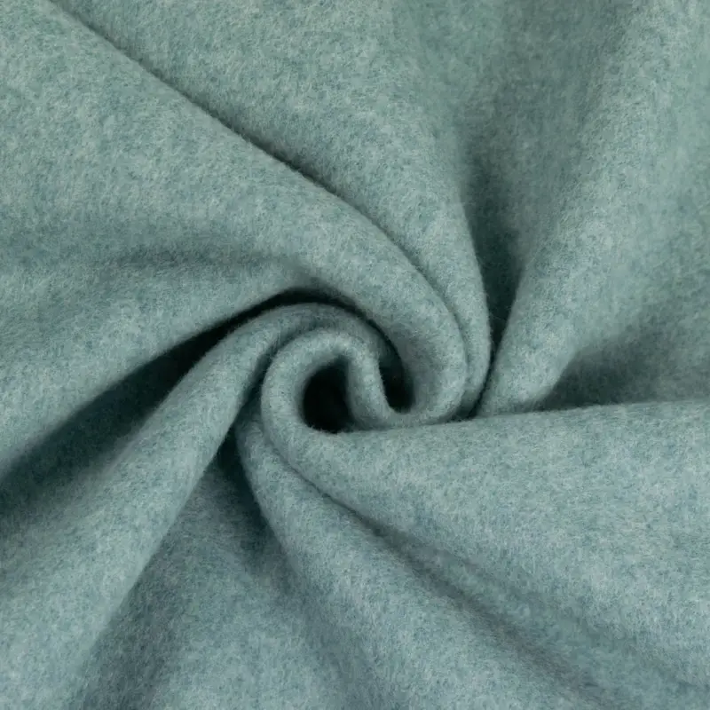 Baumwollfleece Bio uni mint Top-Seller