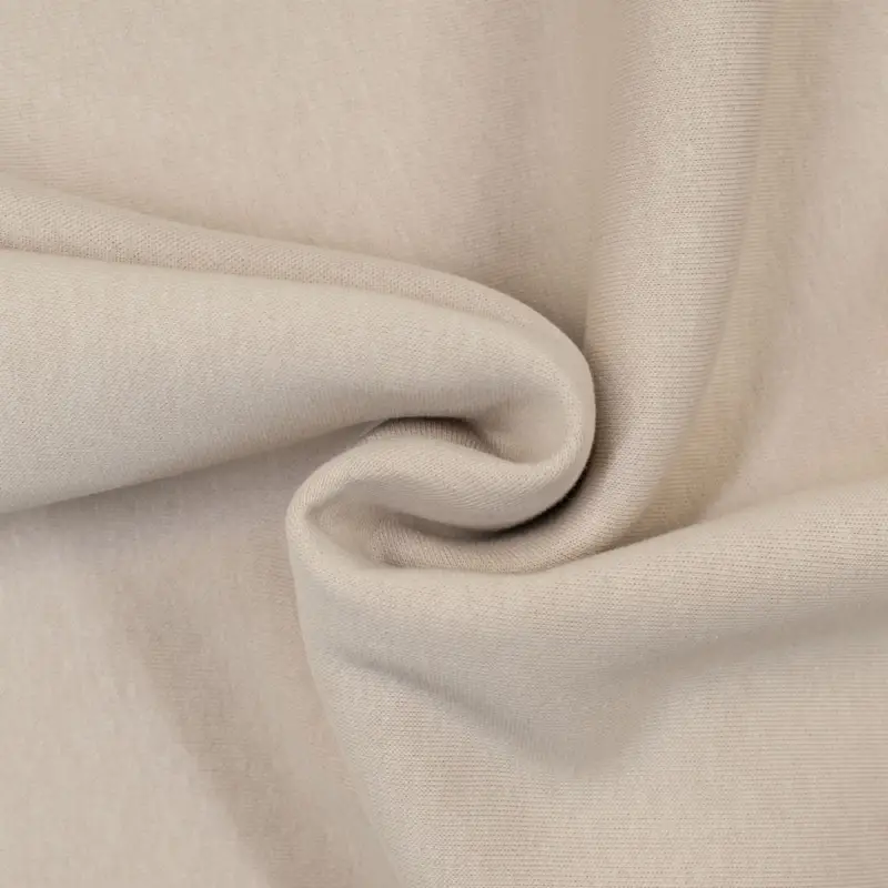 Beliebt Sweatshirt Stoff uni taupe