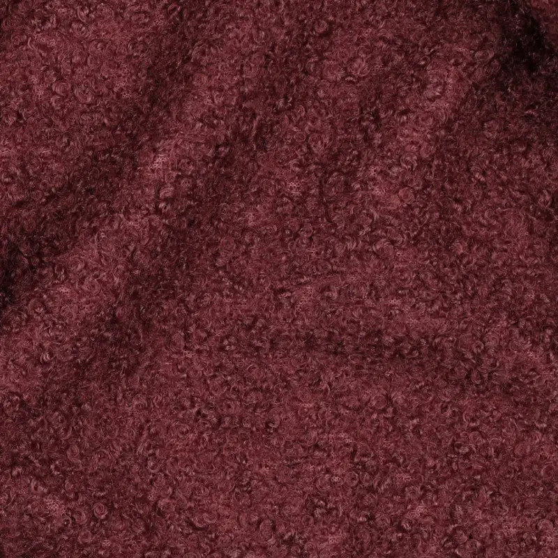 Boucle uni mauve Solange Der Vorrat Reicht