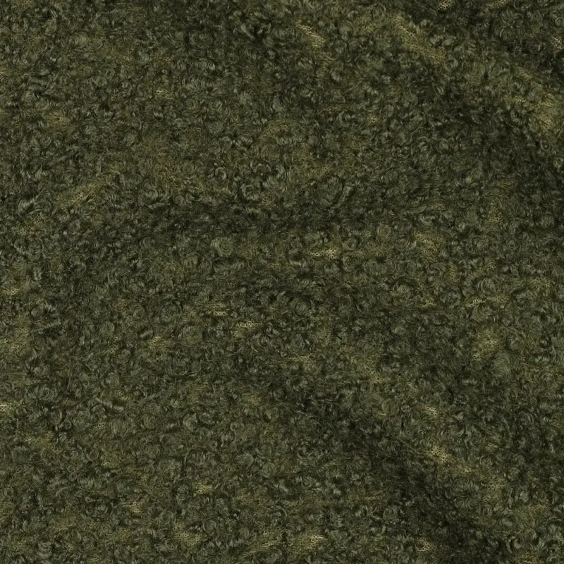 Angebot Boucle uni tannengrün