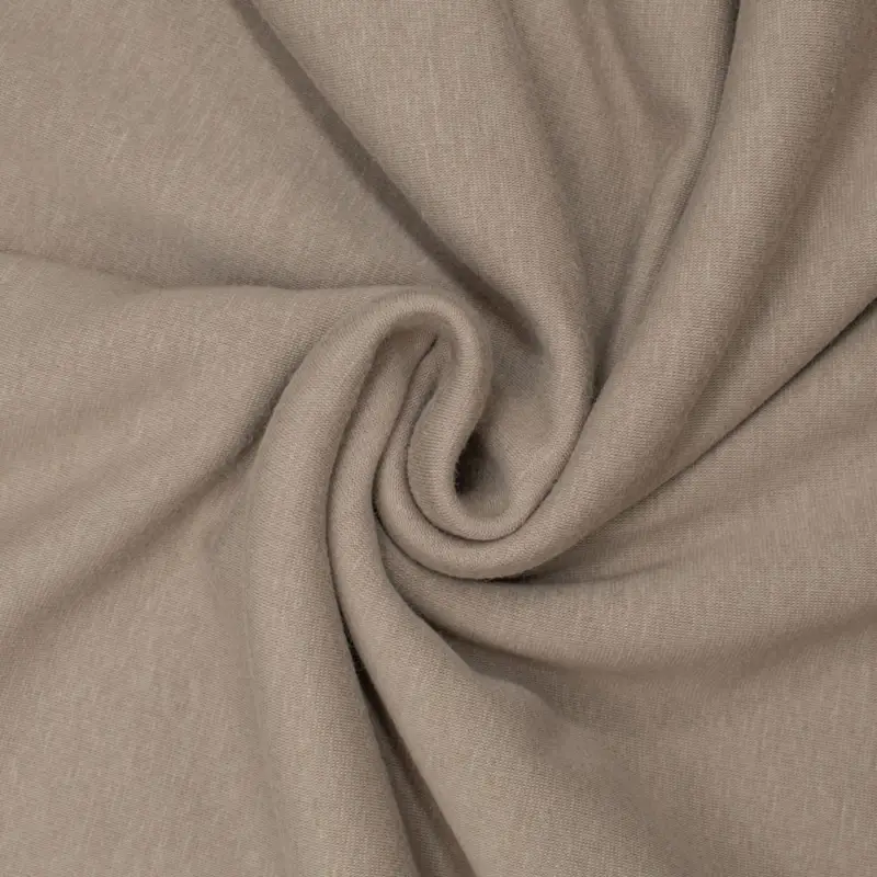 Alpenfleece uni dunkelbeige Neu Im Sortiment