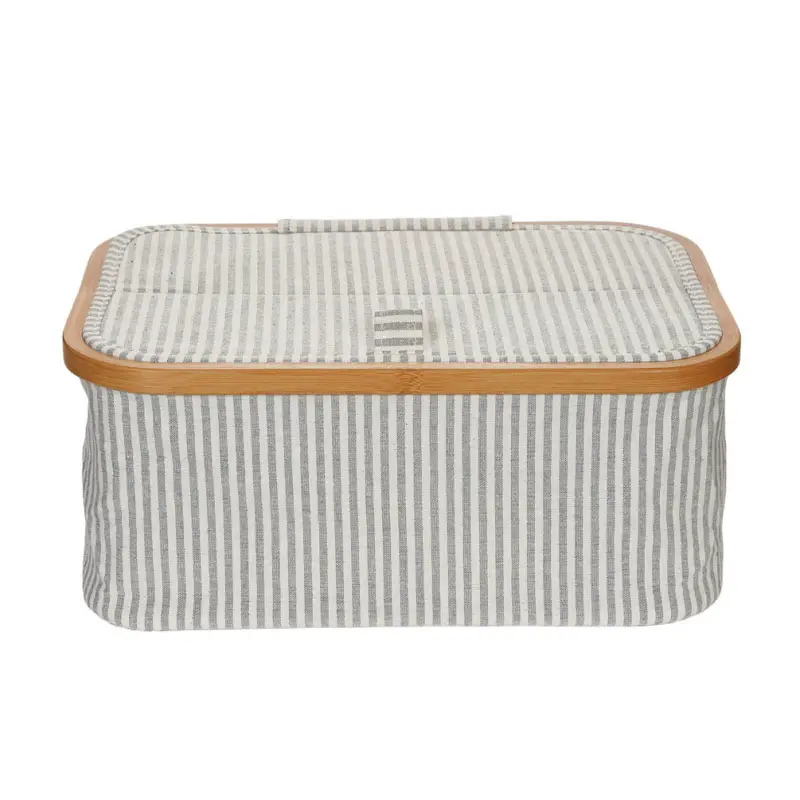 Sofort Bestellen Prym Box Canvas & Bamboo faltbar grau Nr. 612682