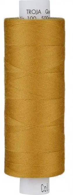 Heißes Angebot Nähgarn AMANN Troja / 500m dunkel senfgelb Col.1130