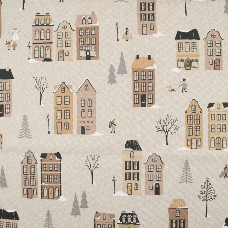 Aktuell Dekostoff Winterlandschaft