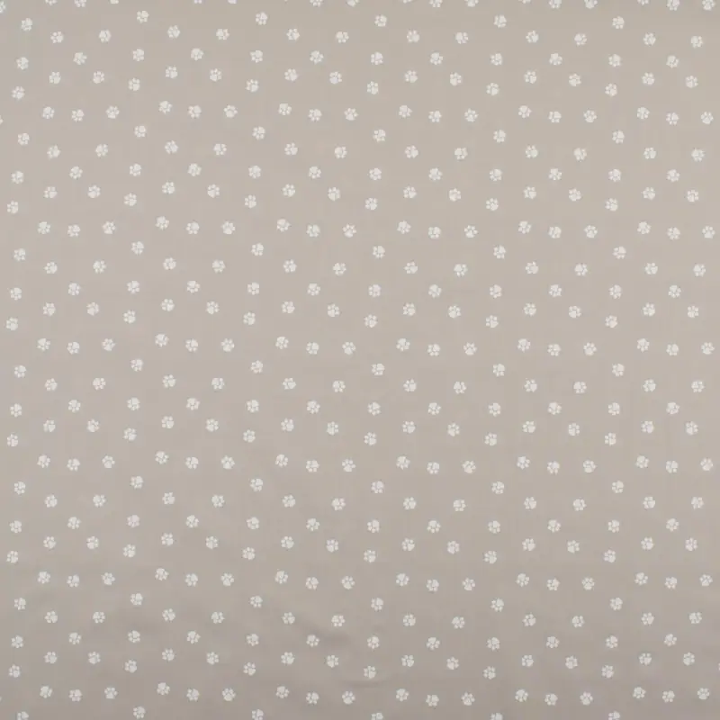 Baumwollstoff Popeline mini Pfoten sand Bestseller