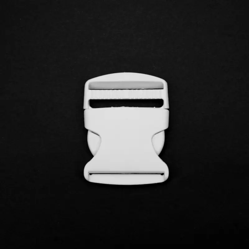 Steckschnalle Taschenverschluss 5 cm weiß Mega-Angebot