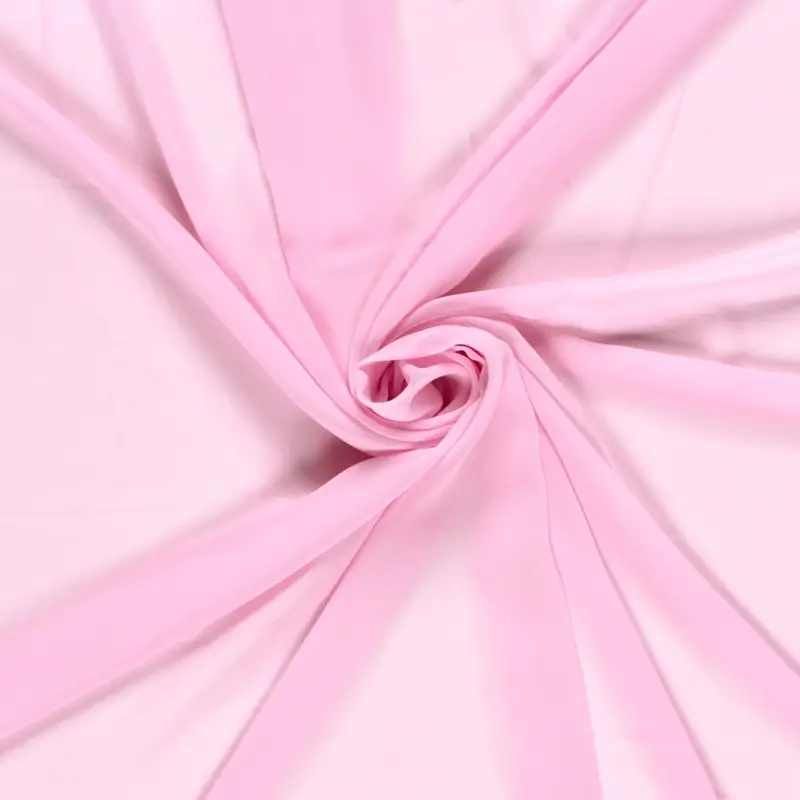 Abverkauf Chiffon uni rosa