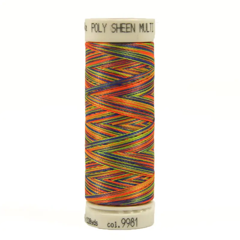 Nähgarn Mettler Poly Sheen Multicolor 200m - Col.9981 Billig