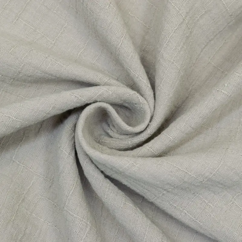 Bambus Double Gauze Musselin uni taupe Markenprodukt