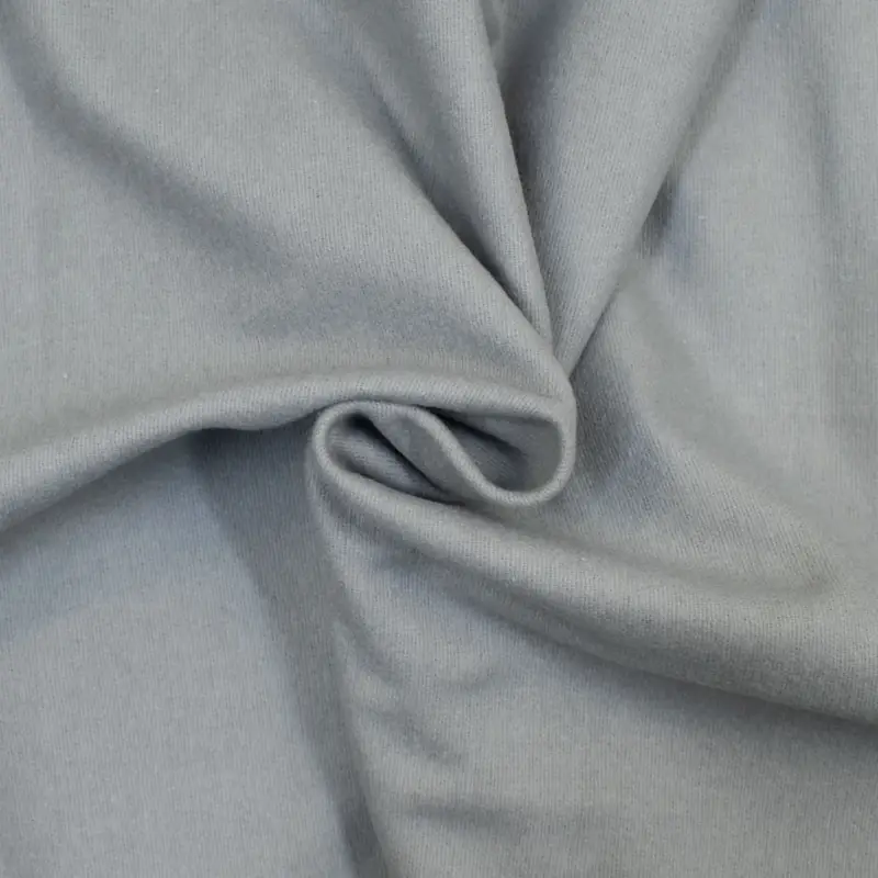 Baumwollflanell uni grau Neue Kollektion