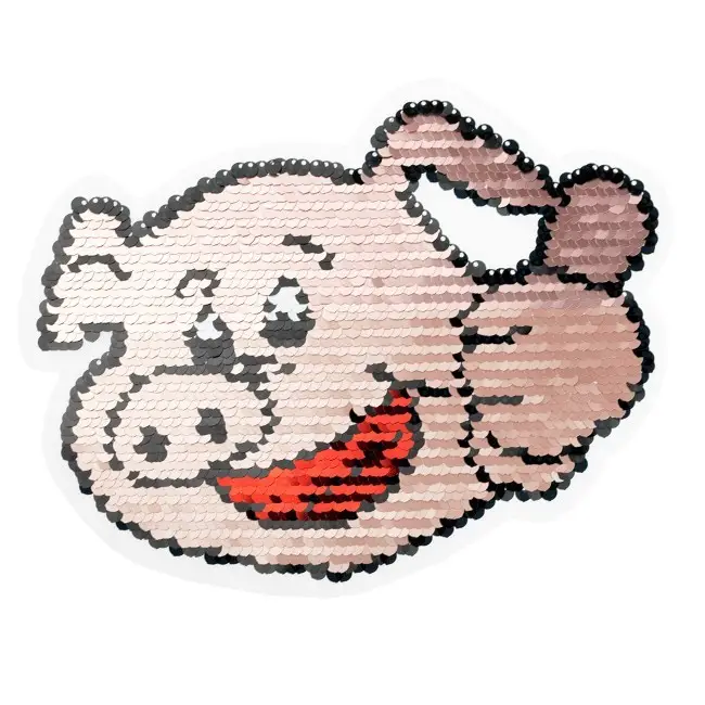 Wendepailletten Applikation Schwein Neue Kollektion