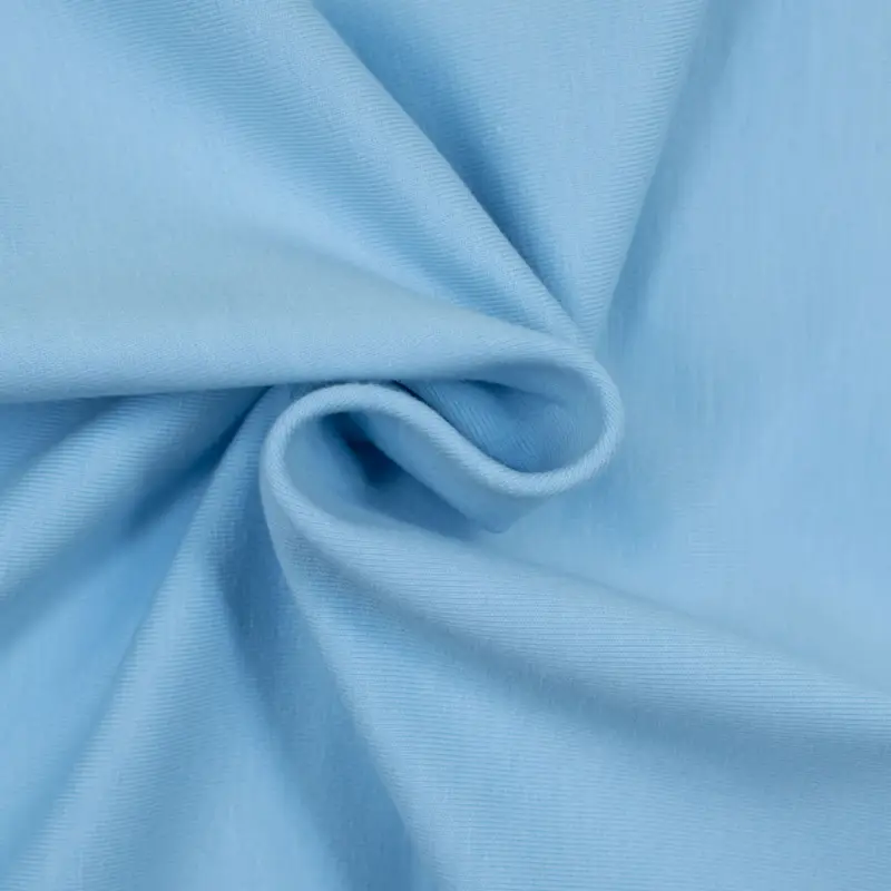 Baumwolljersey uni hellblau Letzte Chance