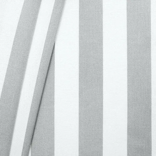 Kracherpreis Markisen Outdoorstoff "Streifen" Breite 160cm Farbe Hell-Grau Weiss