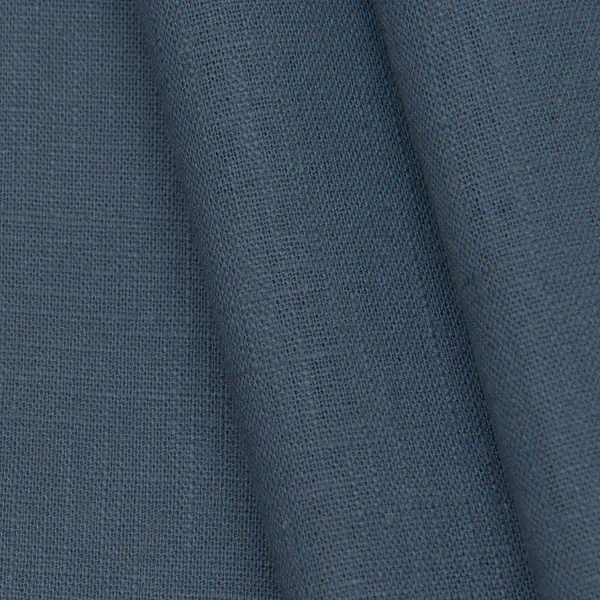 Versand Am Gleichen Tag 100% Leinen Stoff Artikel Girona Farbe Jeans-Blau