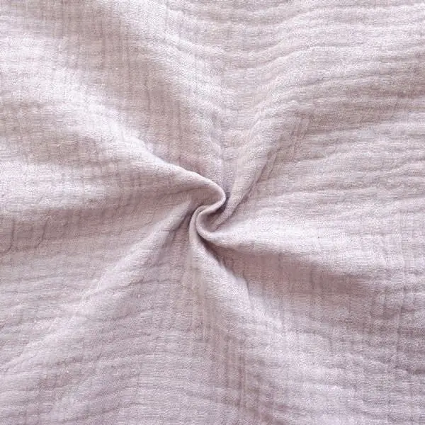 100% Baumwolle Musselin Double Gauze Farbe Alt-Rosé Nur Heute