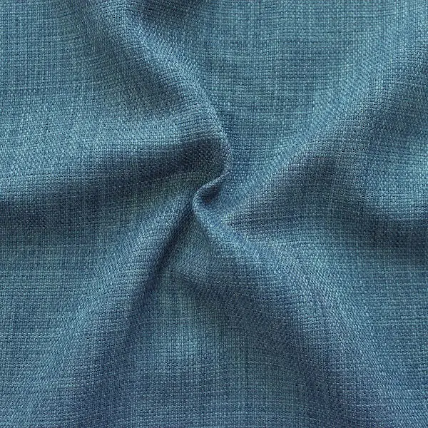 Sonderangebot Modestoff Dekostoff universal "Leinen Optik" Farbe Jeans-Blau