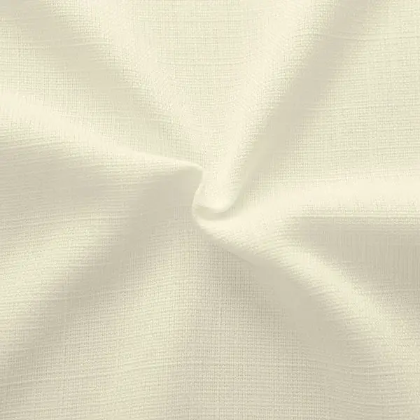 Modestoff Dekostoff universal "Leinen Optik" Farbe Creme-Weiss Preiswert