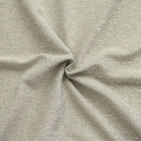 Preiswert Lurex Jersey "Glitter" Farbe Beige