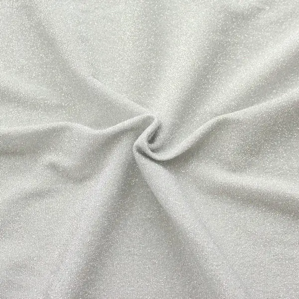 Preiswert Lurex Jersey "Glitter" Farbe Hell-Grau