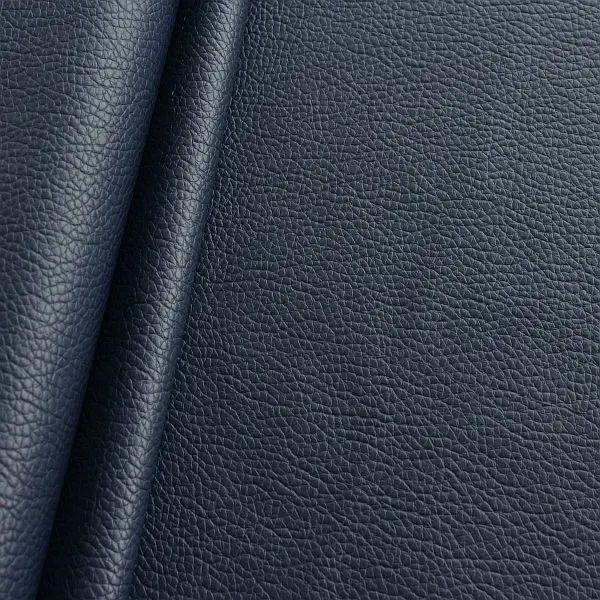 Neuheit Polster PVC Kunstleder "Büffel Optik 2" Farbe Navy-Blau