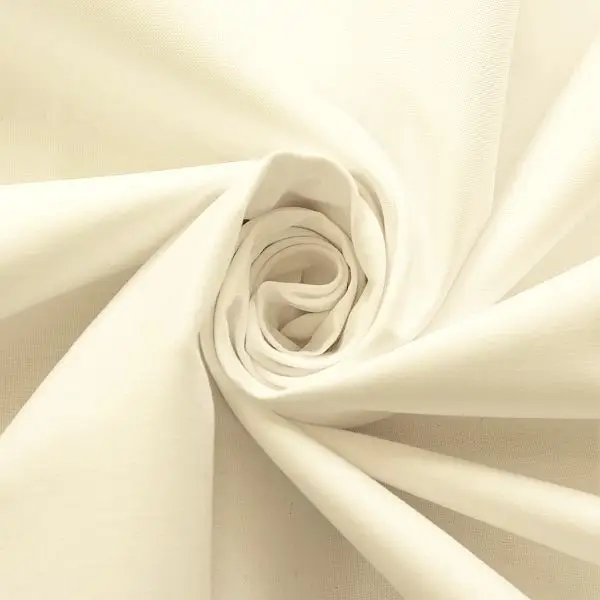 100% Baumwolle Inlett Einschütte "sanforisiert" Farbe Creme-Weiss Billig