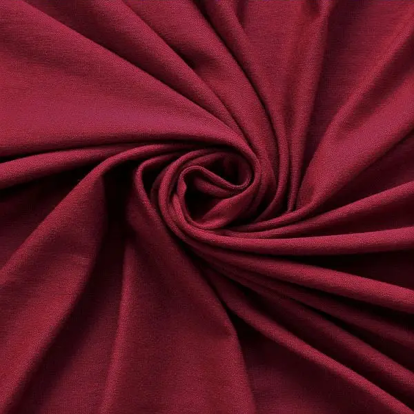 Sale Viskose Stretch Jersey "Basic" Farbe Weinrot