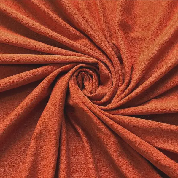 Viskose Stretch Jersey "Basic" Farbe Terracotta Beliebt