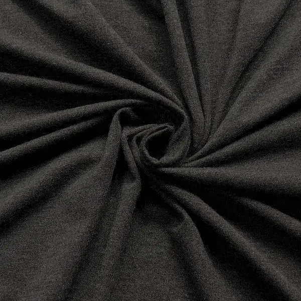 Preiswert Viskose Stretch Jersey "Basic" Farbe Anthrazit meliert