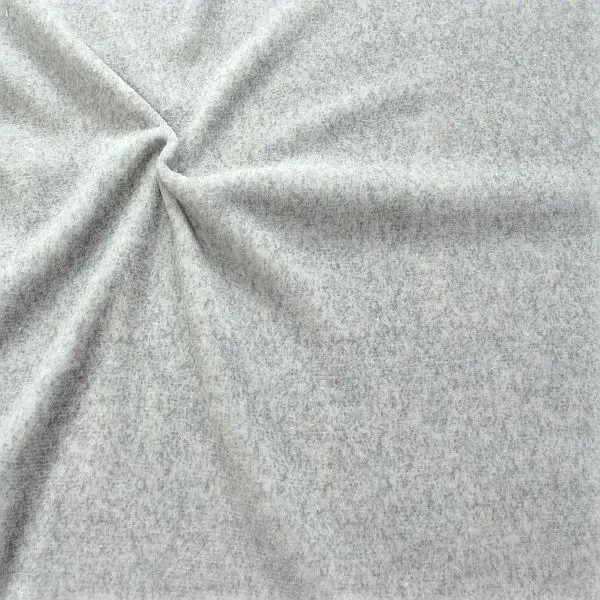 Wellness Fleece "Melange" Farbe Hell-Grau Neu