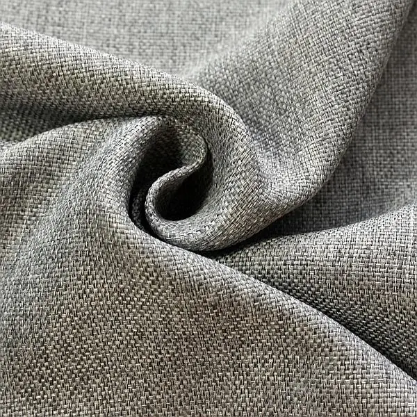 Verdunkelungsstoff Vorhangstoff Black Out Artikel Rustica Farbe Stein-Grau melange Top-Seller