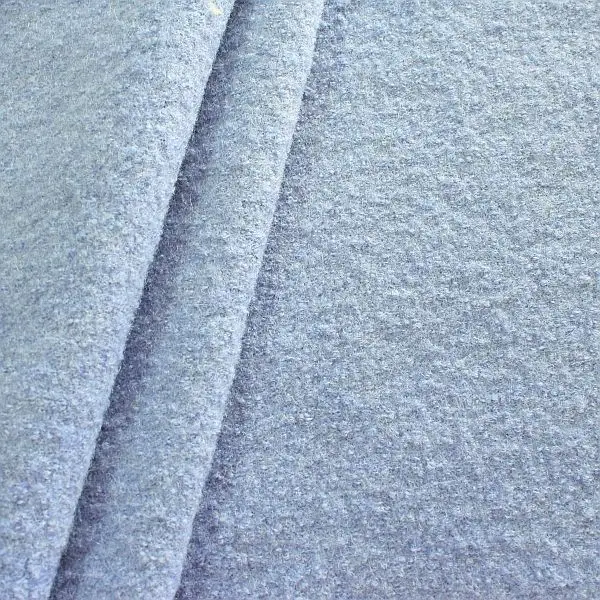 100% Wolle Walkloden Farbe Hell-Blau Neue Ware