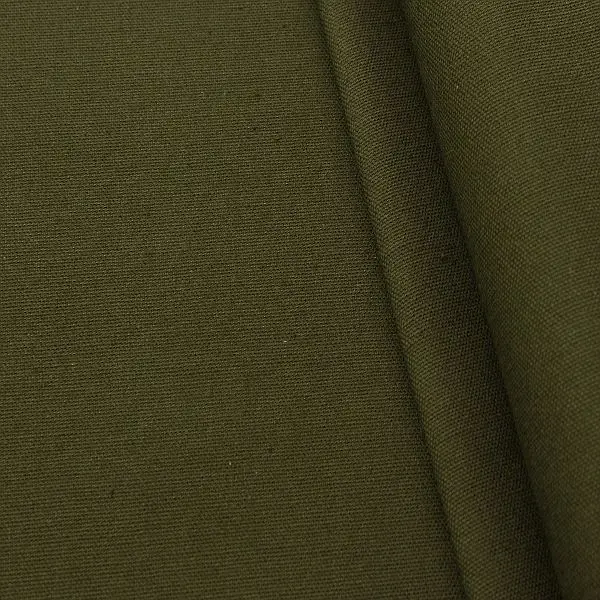 100% Baumwolle Canvas Farbe Khaki-Oliv Heißes Angebot