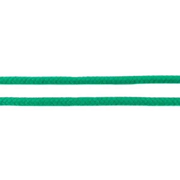 Neuheit Baumwollkordel 8mm Farbe Gras-Grün