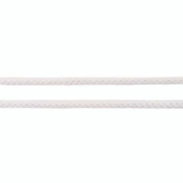 Baumwollkordel 8mm Farbe Schnee-Weiss Versand Am Gleichen Tag