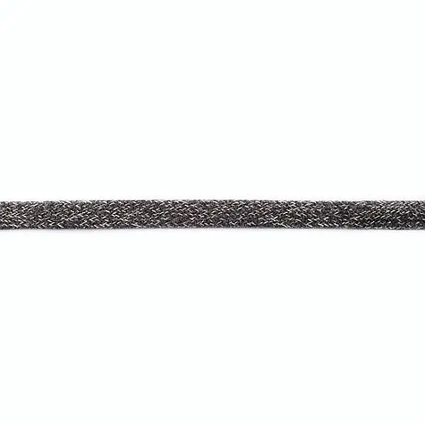 Sonderaktion Flachkordel Hoodieband 17mm Farbe Dunkel-Grau meliert