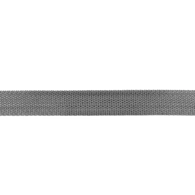 Sichere Zahlung Gurtband 25mm Farbe Mittel-Grau