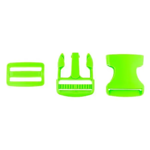 Steckschnalle 38mm Farbe Neon-Grün Knallerangebot