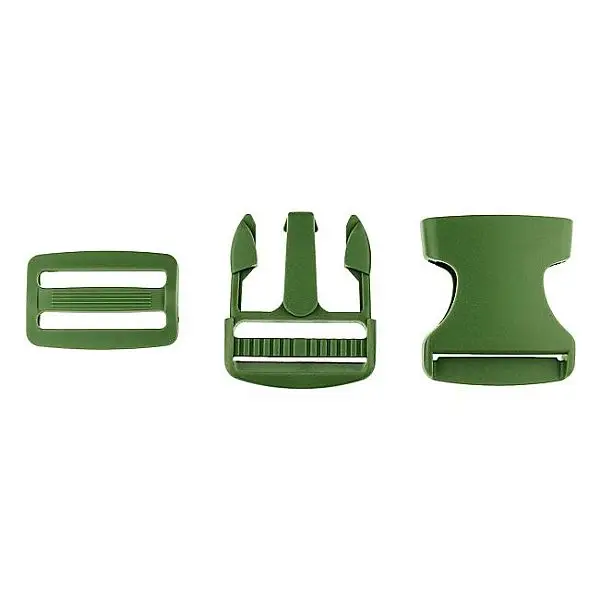 Steckschnalle 38mm Farbe Oliv-Grün Beliebt