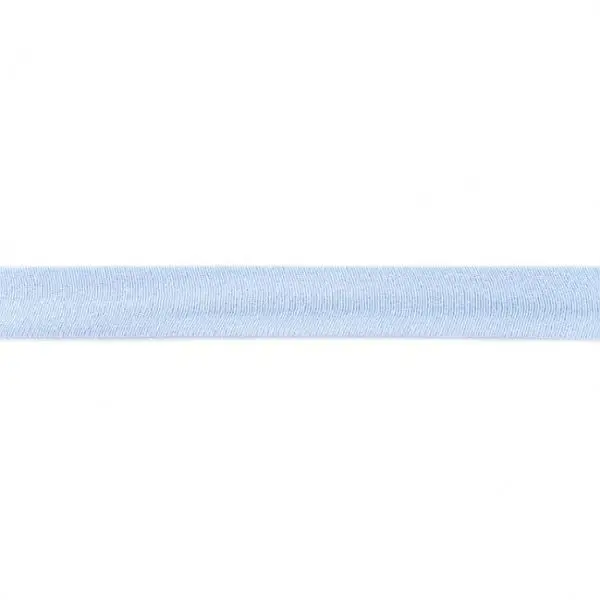 Sofort Bestellen Baumwolljersey Schrägband Breite 20mm Farbe Baby-Blau