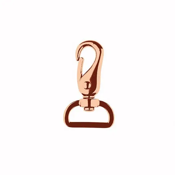 Neuheit Karabinerhaken 25mm Farbe Kupfer