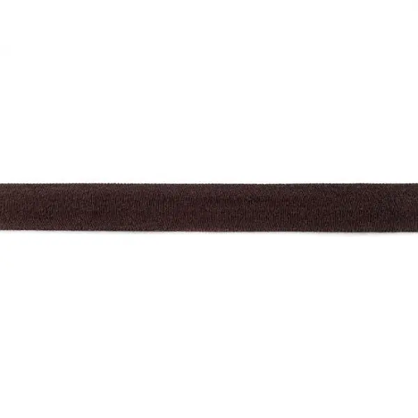 Top-Preis Baumwolljersey Schrägband Breite 20mm Farbe Dunkel-Braun