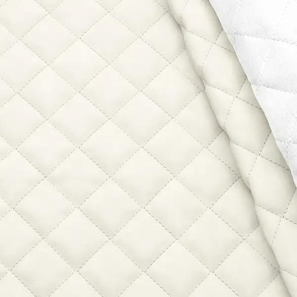 Polster PU Kunstleder "Quader-Stepp" Artikel Brick Farbe Weiss Highlight
