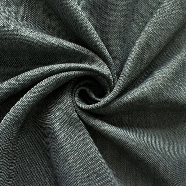 Verdunkelungsstoff Vorhangstoff Black Out Artikel Rustica Farbe Anthrazit melange Echt