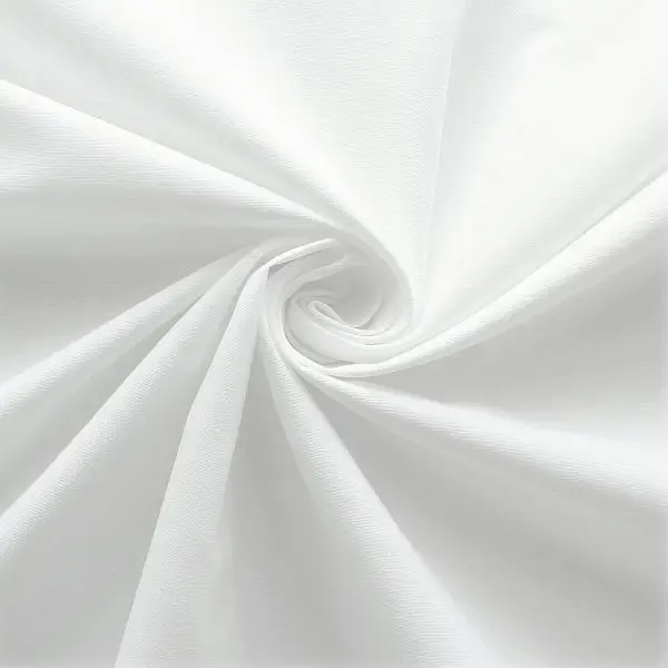 100% Baumwolle Popeline "Fashion Standard 3" Farbe Weiss Letzte Chance