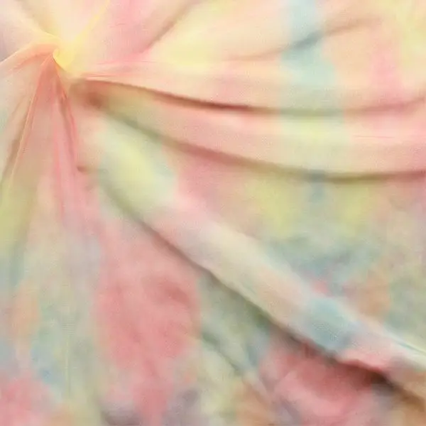Soft Tüll Stoff "Regenbogen" Multicolor 3 Preis Gesenkt