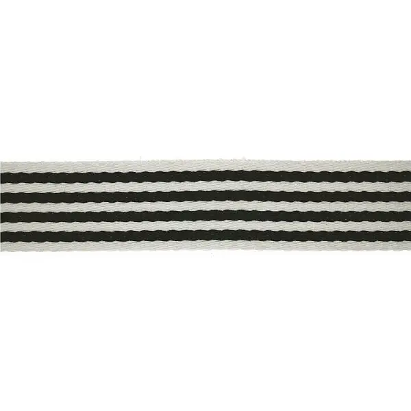 Taschenband Gurtband 40mm Farbe Schwarz-Weiss Direkt Vom Hersteller
