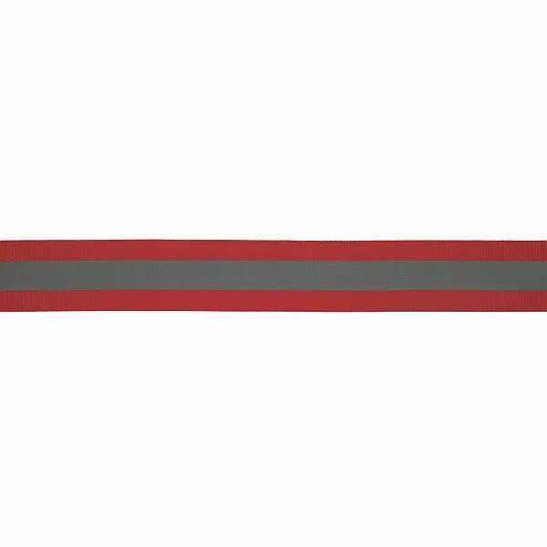 Top-Seller Reflektorband 25mm Farbe Rot