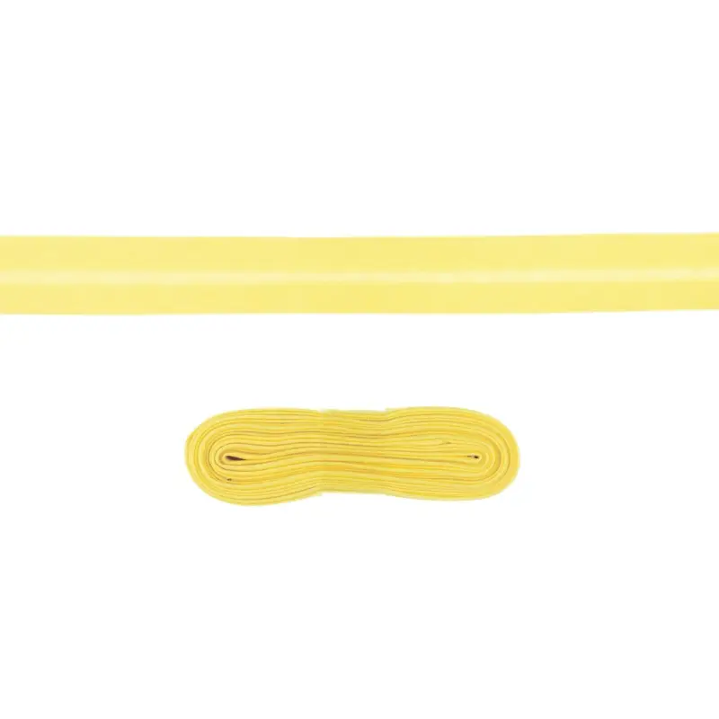 3m Baumwoll Schrägband 20mm Farbe Hell-Gelb Top-Seller